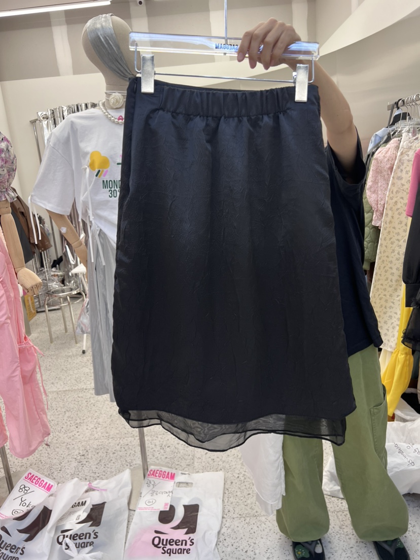 SAEGGAM韓國直郵東大門代購女裝新品推薦真品人氣半身裙中短裙SAEGGAM半身裙/中短裙