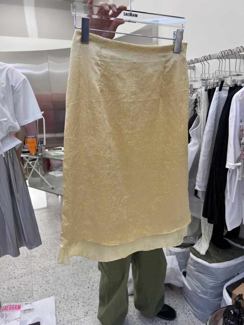 SAEGGAM韓國直郵東大門代購女裝新品推薦真品人氣半身裙中短裙SAEGGAM半身裙/中短裙
