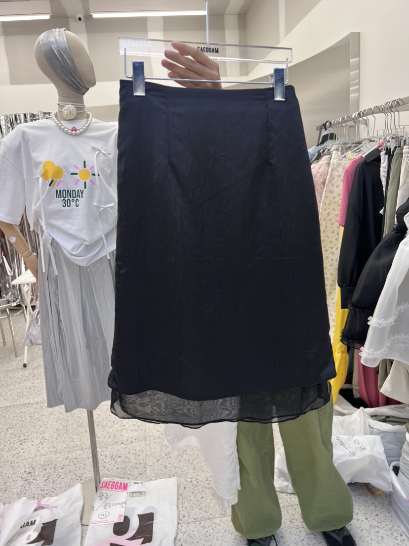 SAEGGAM韓國直郵東大門代購女裝新品推薦真品人氣半身裙中短裙SAEGGAM半身裙/中短裙圖色3