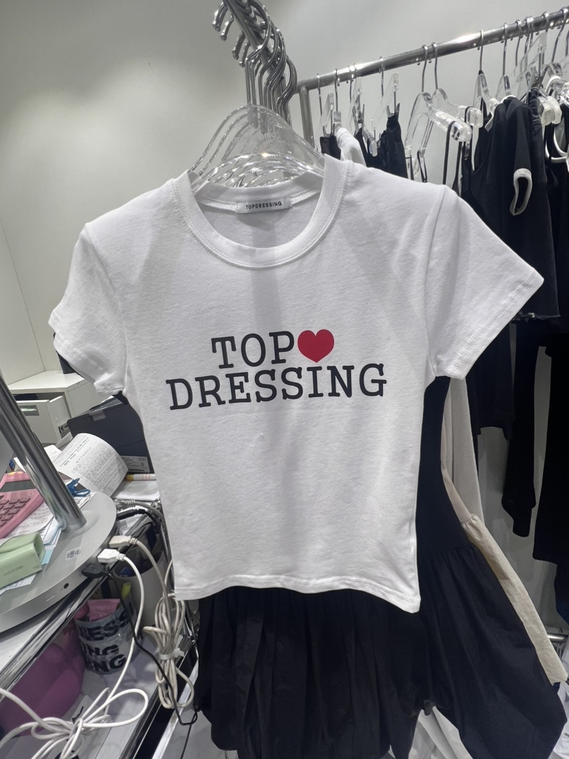 TOPDRESSING韓國直郵女裝新品職業人氣真品推薦休閑熱賣T恤The BrunchT恤圖色1