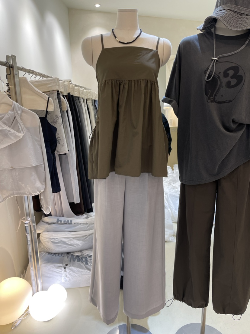WANTS韓國直郵東大門實拍女裝新款24春夏推薦人氣吊帶背心DENISE吊帶/背心