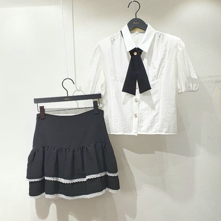 WON韓國直郵東大門實拍女裝新品職業24春夏人氣推薦休閑短裙WON短裙