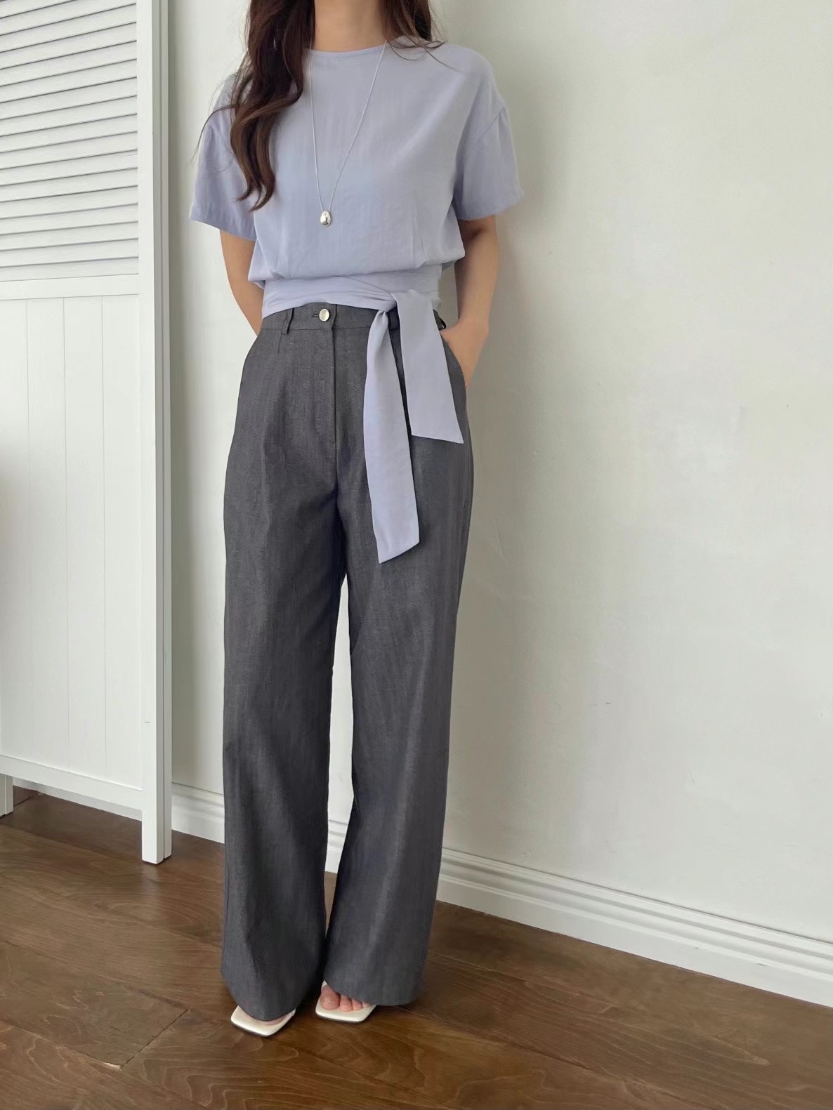 DEAR MY DEAR直郵韓國代購女裝新品人氣休閑職業時尚休閑褲DEAR MY DEAR休閑褲