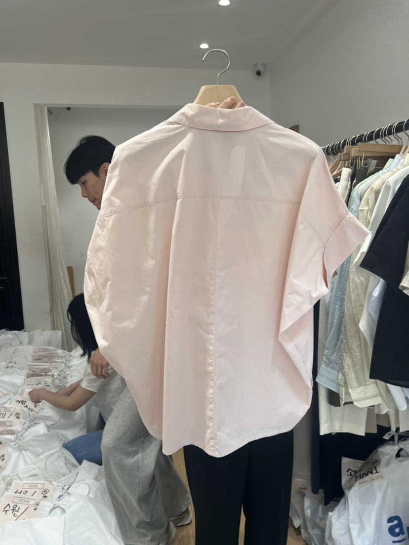 VENIR直郵韓國代購女裝新款時尚真品24春夏人氣襯衫蕾絲衫VENIR-a襯衫/蕾絲衫