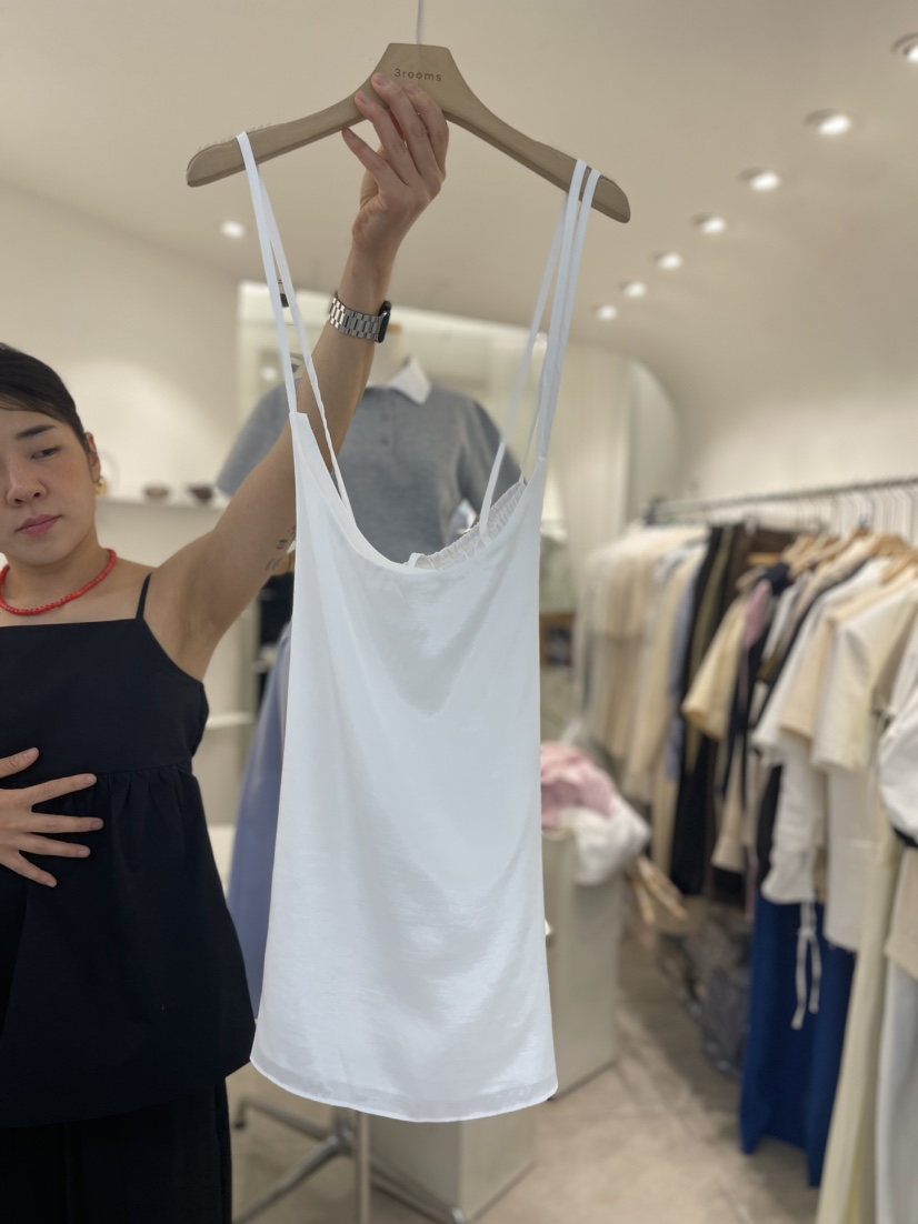 cornerbloom/3rooms韓國直郵女裝新品推薦人氣24春夏吊帶背心THE SUIT BAR吊帶/背心