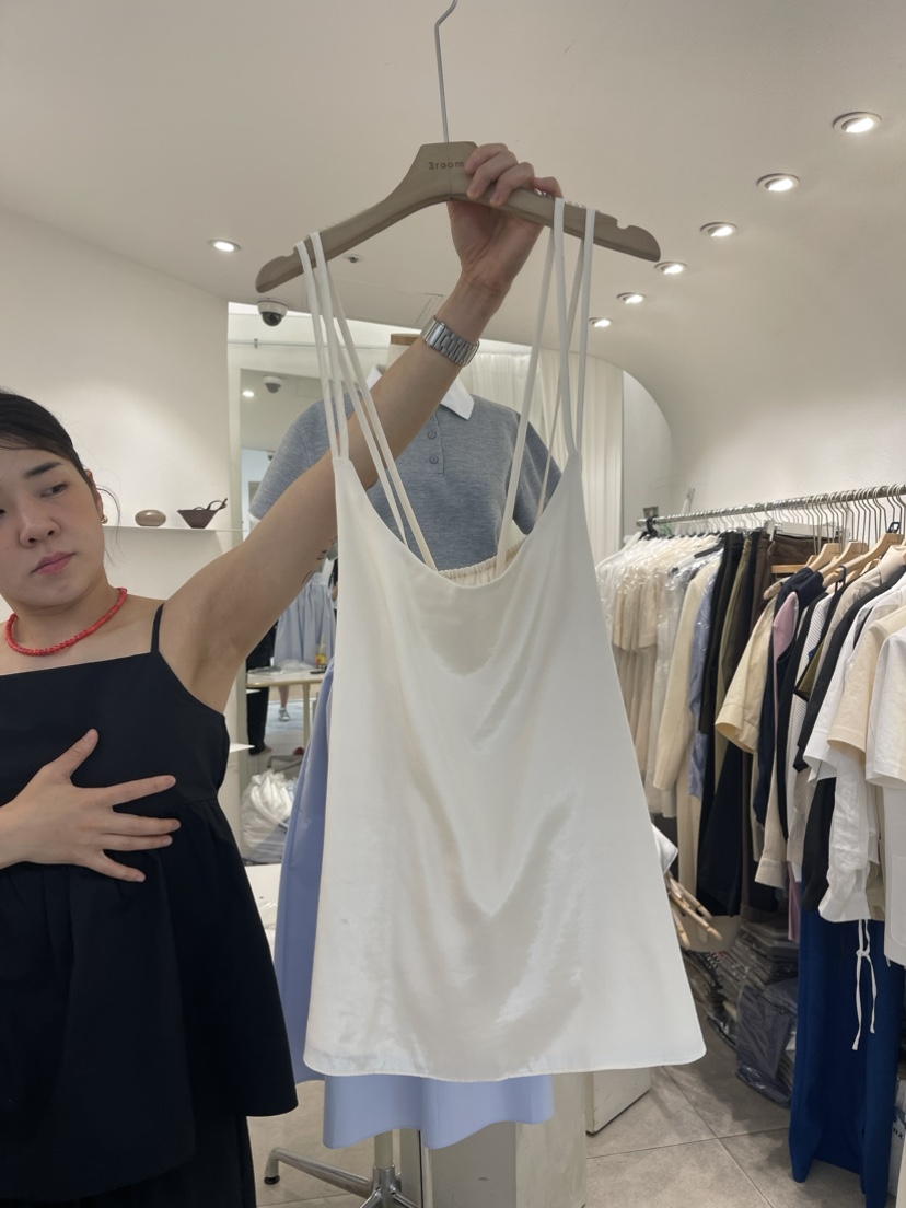 cornerbloom/3rooms韓國直郵女裝新品推薦人氣24春夏吊帶背心THE SUIT BAR吊帶/背心圖色2