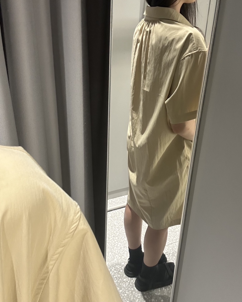 Magie韓國直郵女裝新品24春夏休閑熱賣職業人氣連衣裙口袋VI A連衣裙