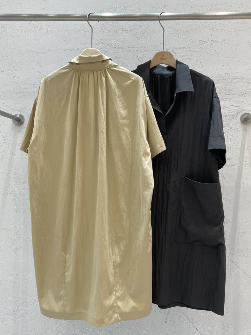 Magie韓國直郵女裝新品24春夏休閑熱賣職業人氣連衣裙口袋VI A連衣裙