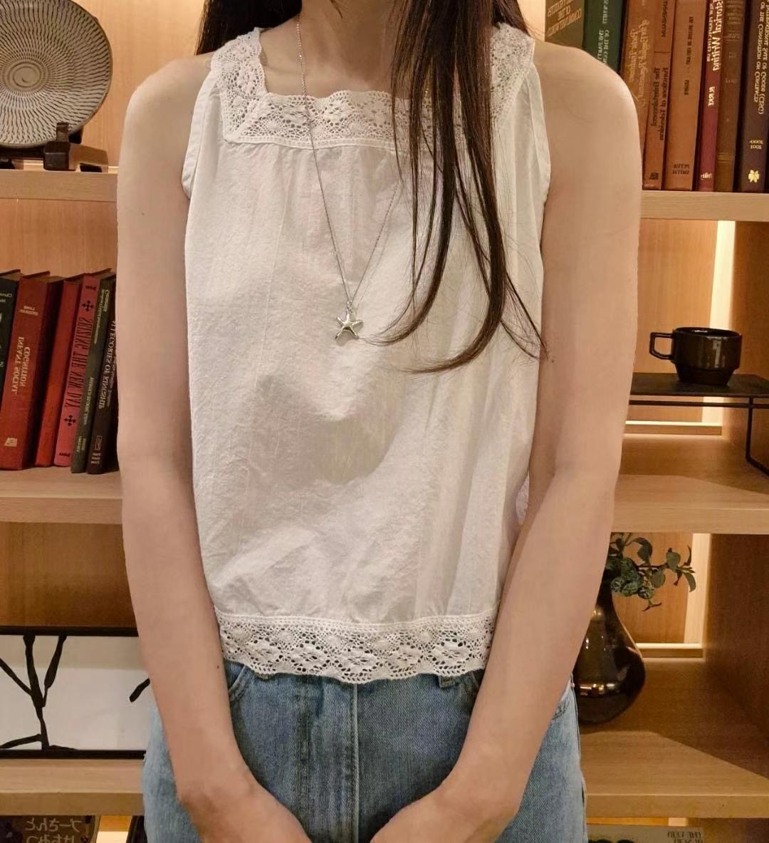 BOUNDARY韓國直郵東大門實拍女裝新款人氣24春夏吊帶背心BOUNDARY吊帶/背心