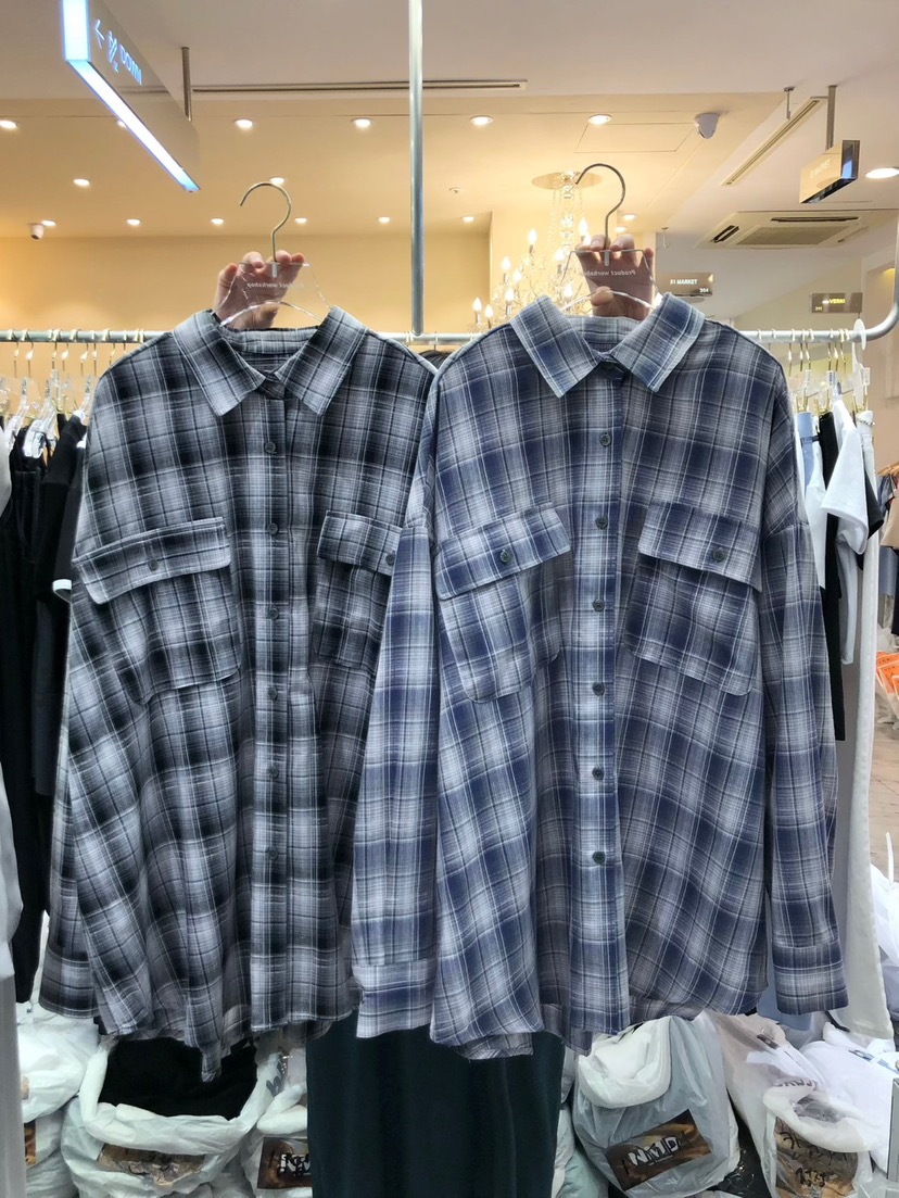 Workshop直郵韓國代購女裝新品24春夏熱賣時尚襯衫蕾絲衫Work_shop襯衫/蕾絲衫