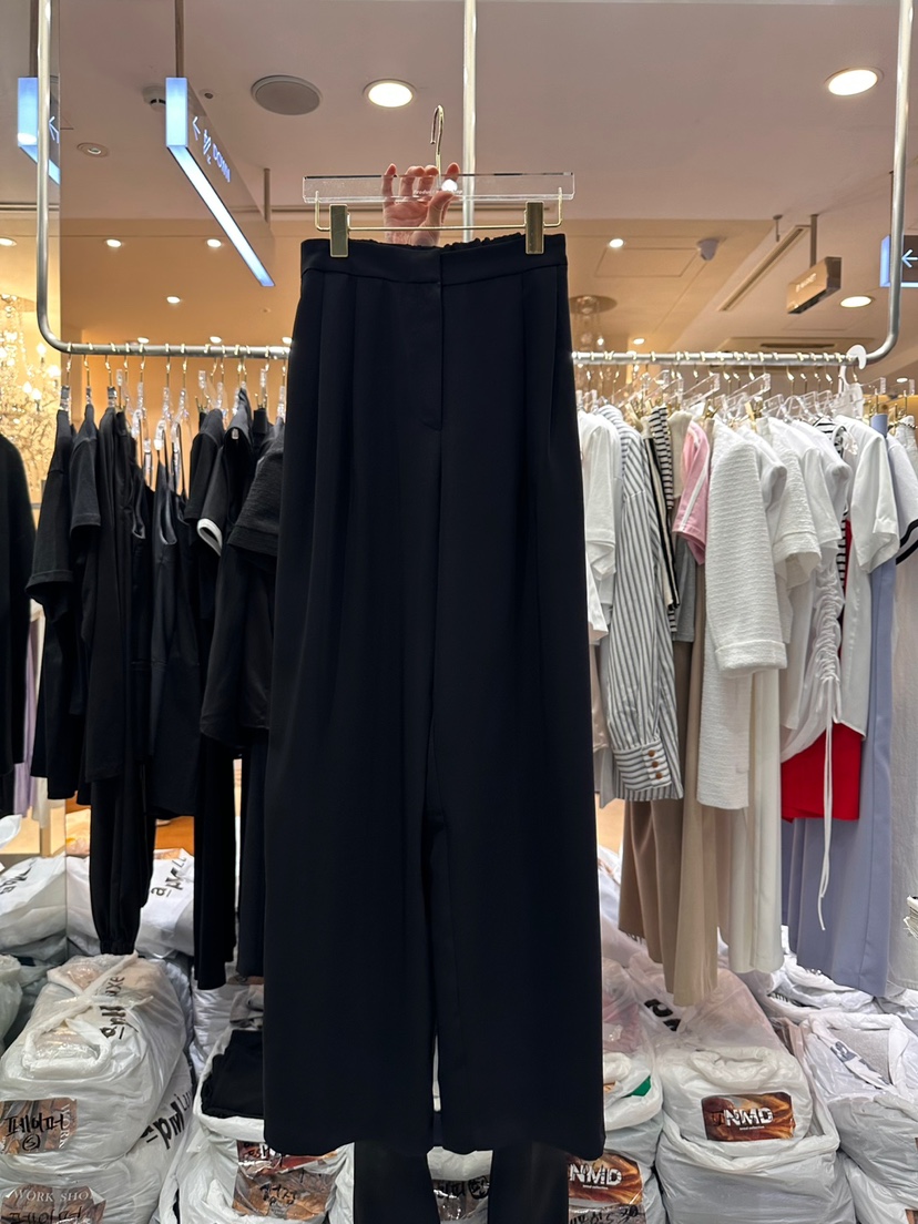 Workshop直郵韓國代購女裝新品真品24春夏職業休閑休閑褲Work_shop休閑褲圖色2
