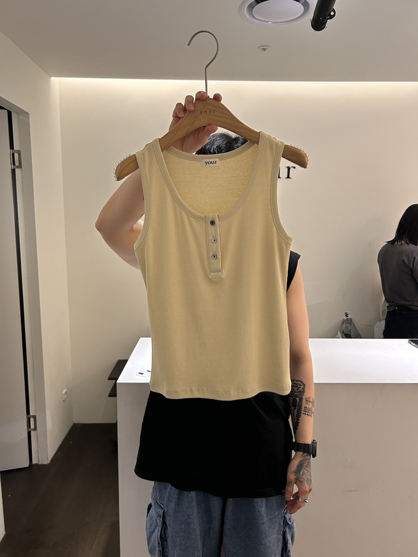YOUR-P韓國直郵女裝新款時尚休閑職業熱賣24春夏吊帶背心YOUR-P吊帶/背心圖色2