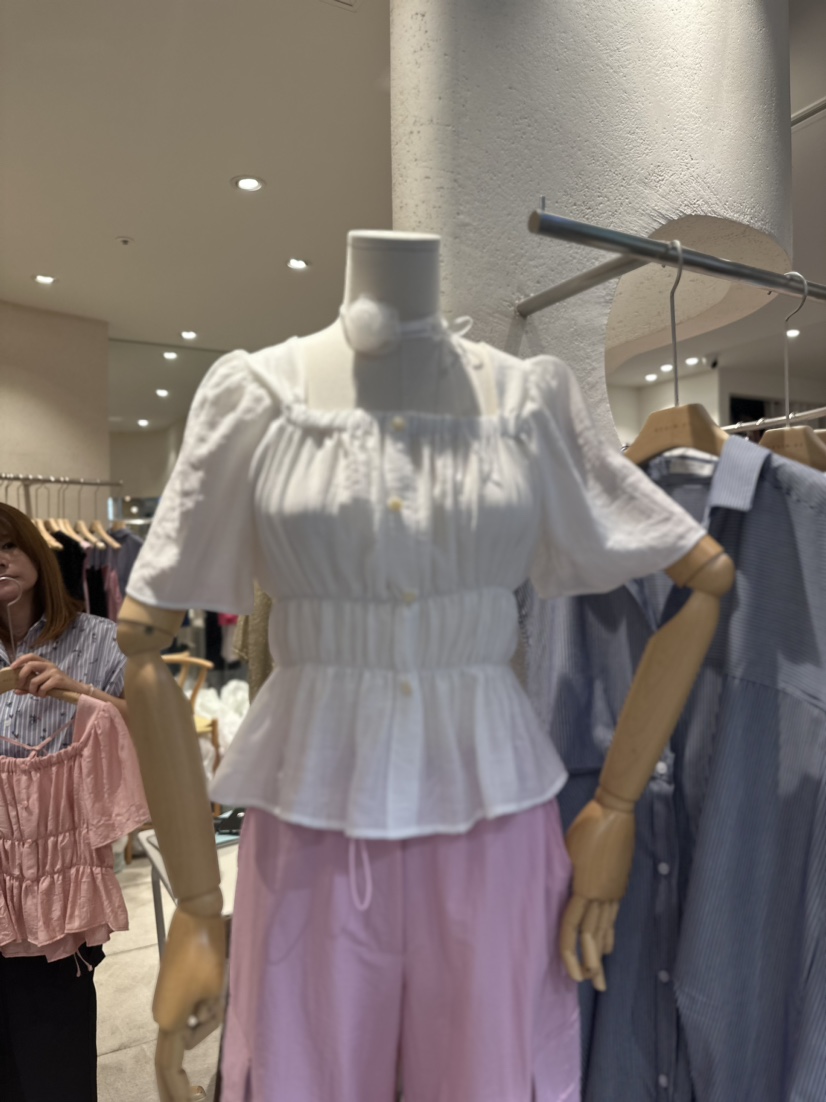 BEGIN US直郵韓國代購女裝新品職業真品人氣24春夏襯衫蕾絲衫DELLING襯衫/蕾絲衫圖色1