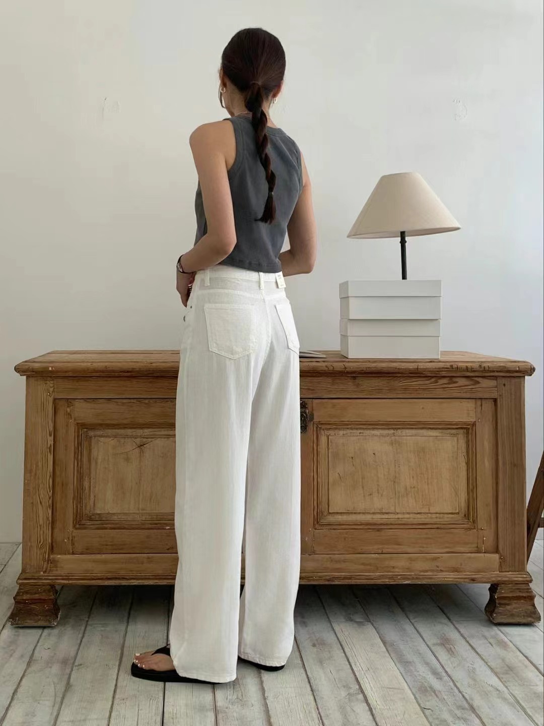 MISSJEAN韓國直郵東大門代購女裝新款職業人氣推薦熱賣牛仔褲MISSJEAN牛仔褲