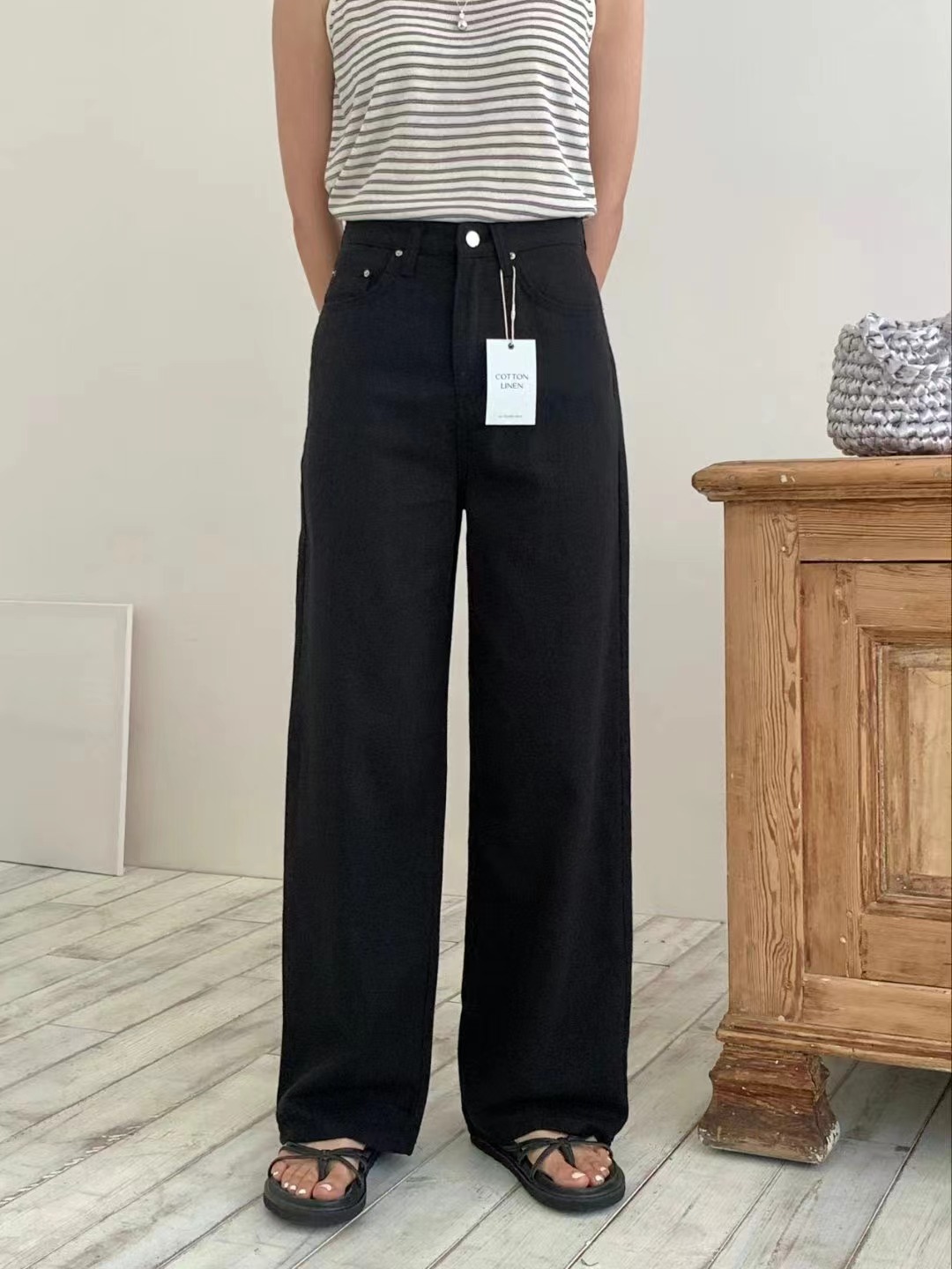 MISSJEAN韓國直郵東大門代購女裝新款職業人氣推薦熱賣牛仔褲MISSJEAN牛仔褲圖色2