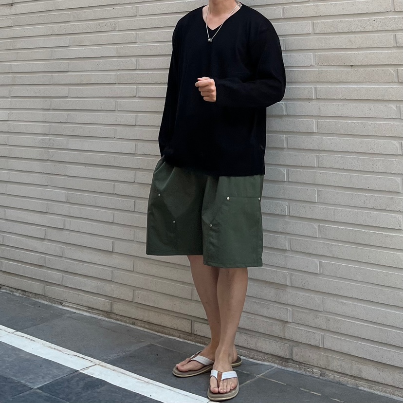 ROA-男裝韓國直郵東大門實拍女裝新款時尚推薦熱賣真品短褲ROA短褲