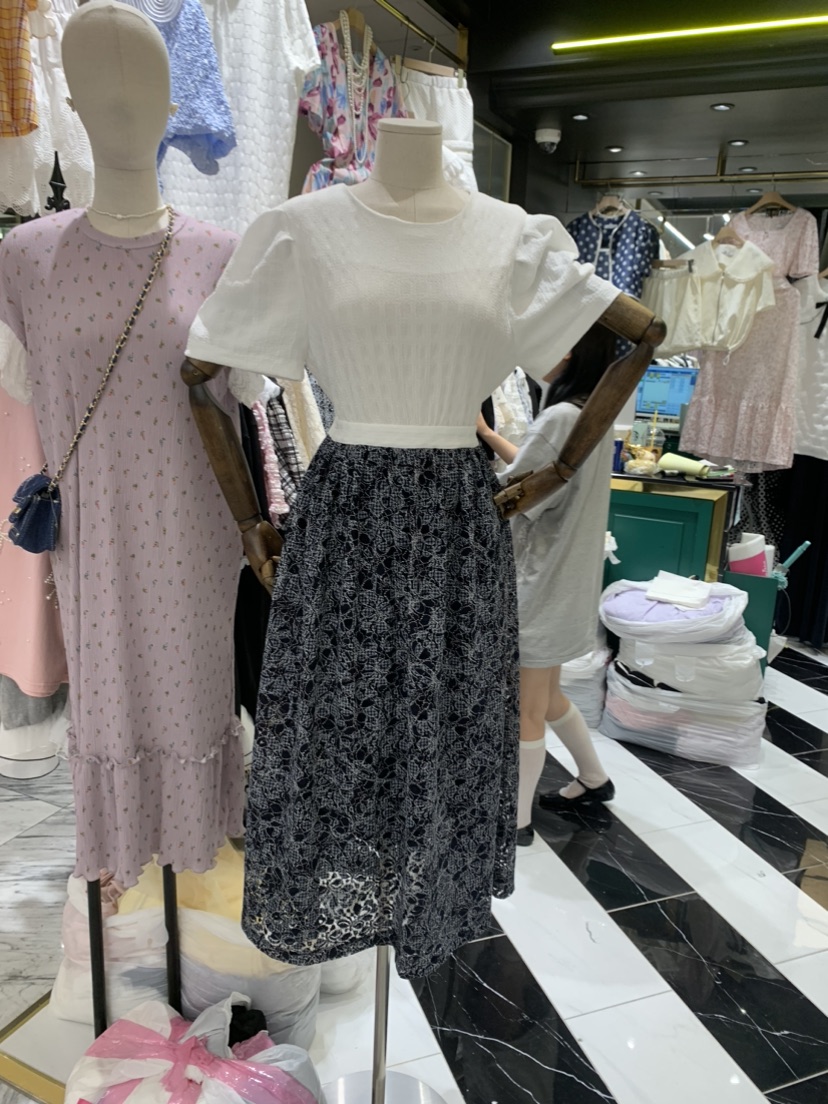 BE&be韓國直郵女裝新品推薦真品職業24春夏時尚人氣連衣裙BE&be連衣裙