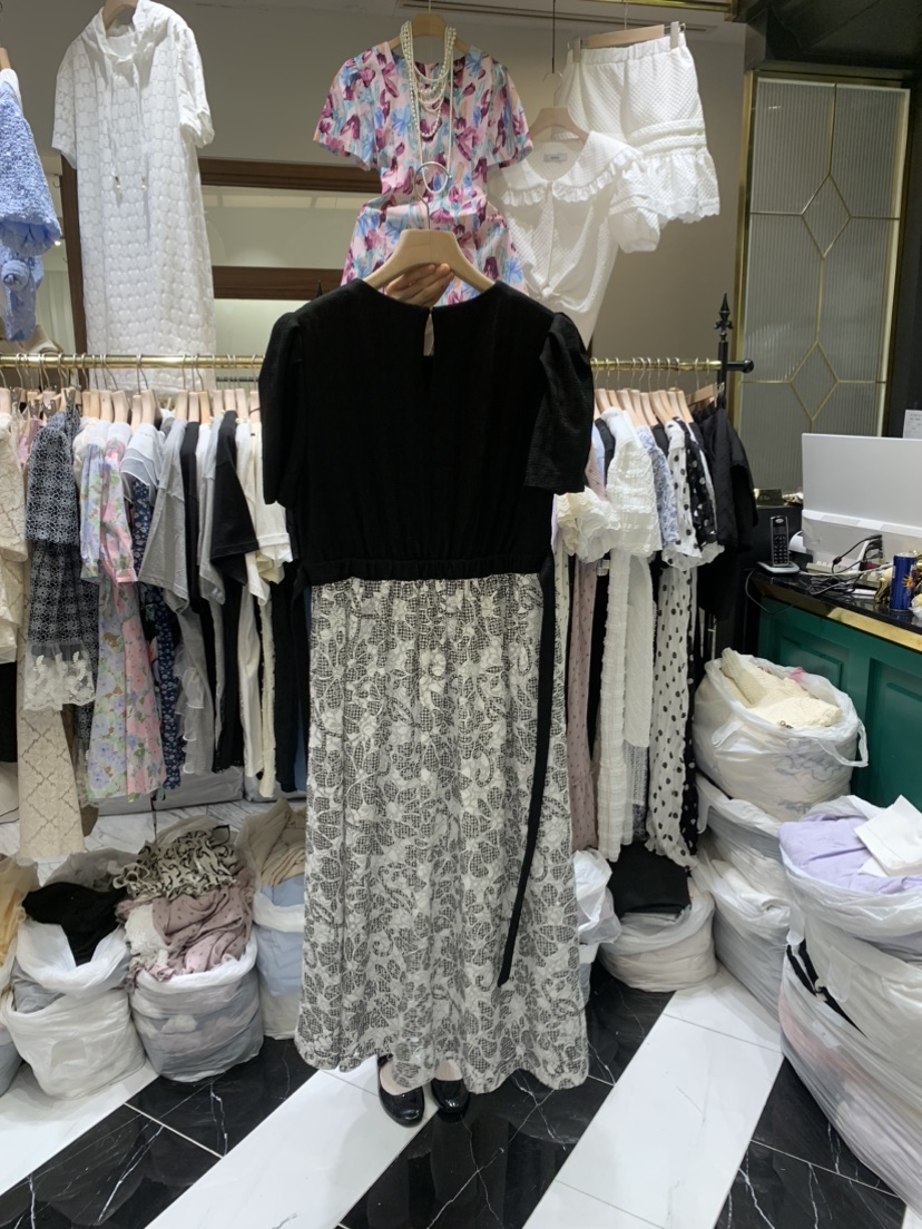 BE&be韓國直郵女裝新品推薦真品職業24春夏時尚人氣連衣裙BE&be連衣裙圖色2