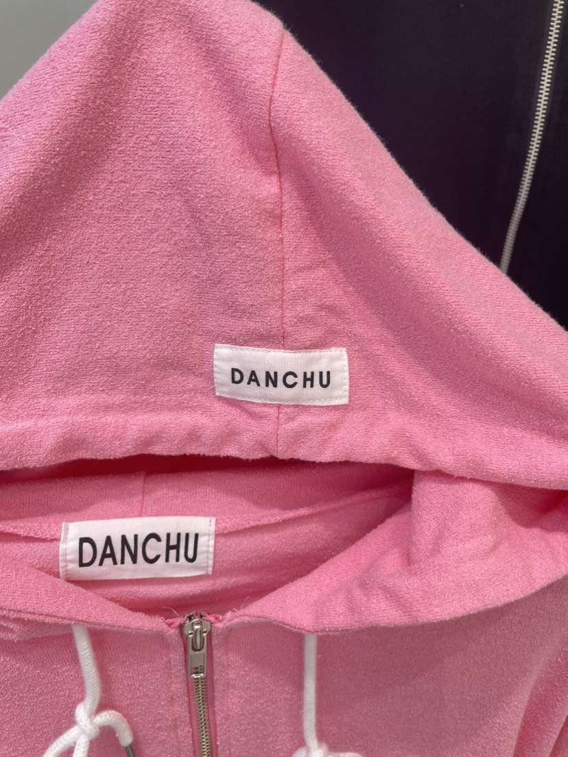 DANCHU韓國直郵女裝新品真品熱賣推薦時尚24春夏夾克拉鏈連帽DANCHU夾克