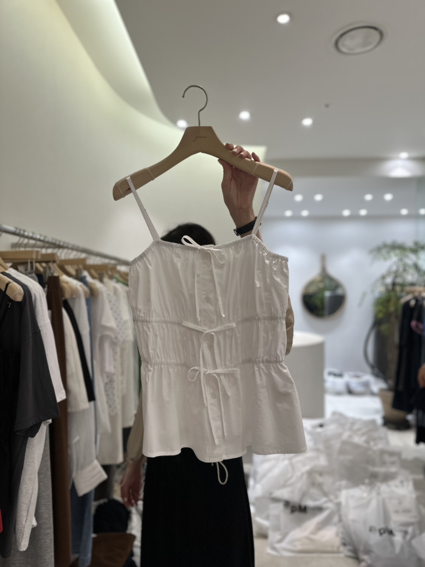 GRACIA韓國直郵女裝新款休閑24春夏時尚真品職業吊帶背心GRACIA吊帶/背心圖色1