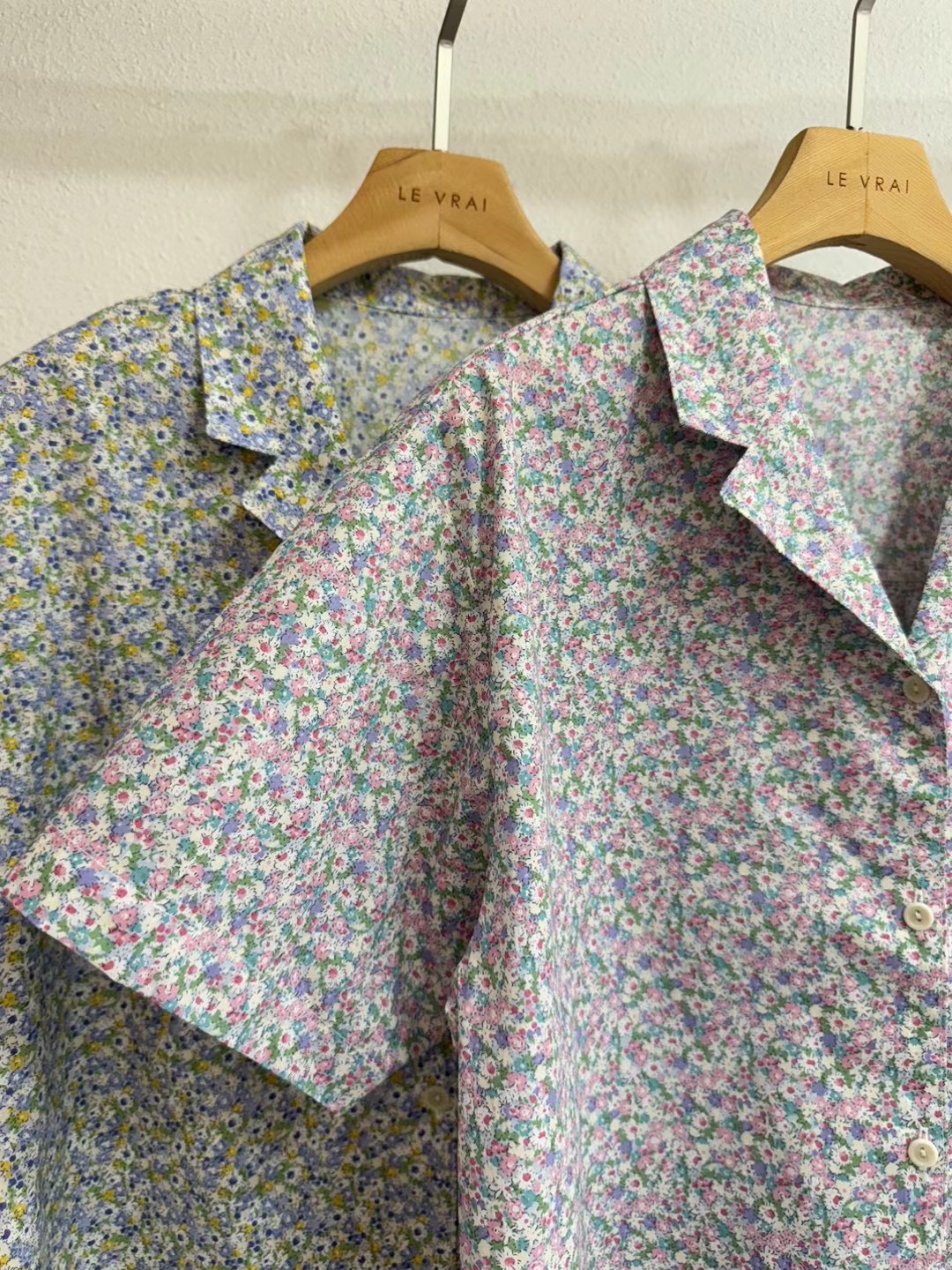 Le vral韓國直郵東大門實拍女裝新品時尚職業24春夏襯衫蕾絲衫Le vral襯衫/蕾絲衫