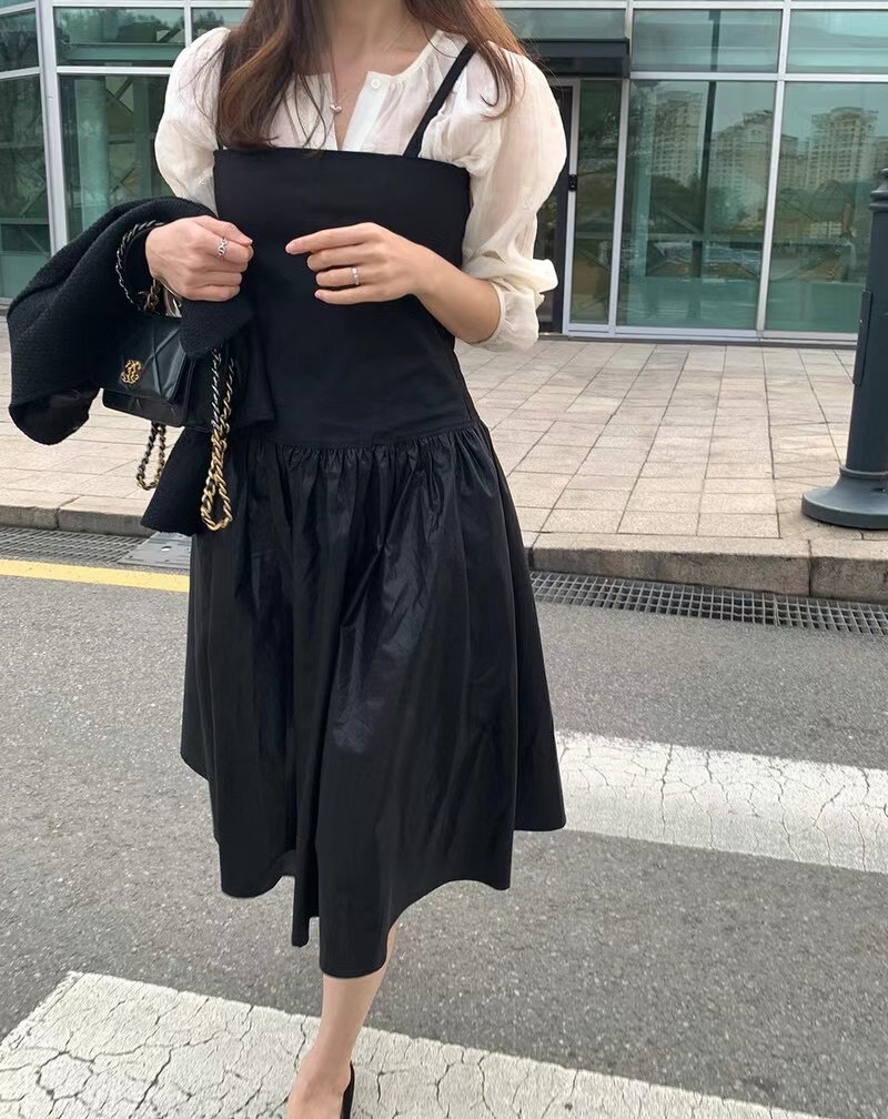 Le vral韓國直郵東大門代購女裝新品職業24春夏熱賣連衣裙Le vral連衣裙