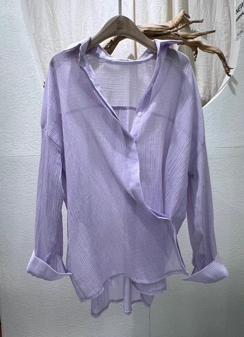 PALPAL直郵韓國代購女裝新款熱賣24春夏真品人氣襯衫蕾絲衫PALPAL襯衫/蕾絲衫圖色1