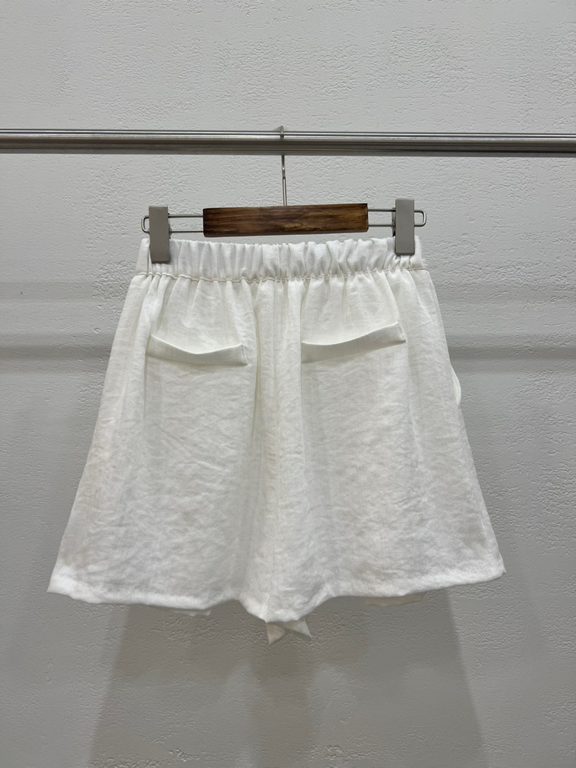 BANI BLUBH直郵韓國代購女裝新品休閑熱賣推薦真品短褲亞麻BANI BLUSH短褲