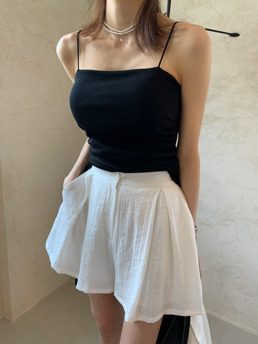 BANI BLUBH直郵韓國代購女裝新品休閑熱賣推薦真品短褲亞麻BANI BLUSH短褲