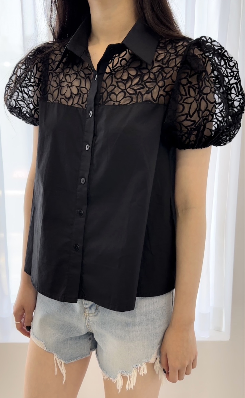 CLASSY-O直郵韓國代購女裝新款24春夏真品人氣襯衫蕾絲衫CLASSY-O襯衫/蕾絲衫