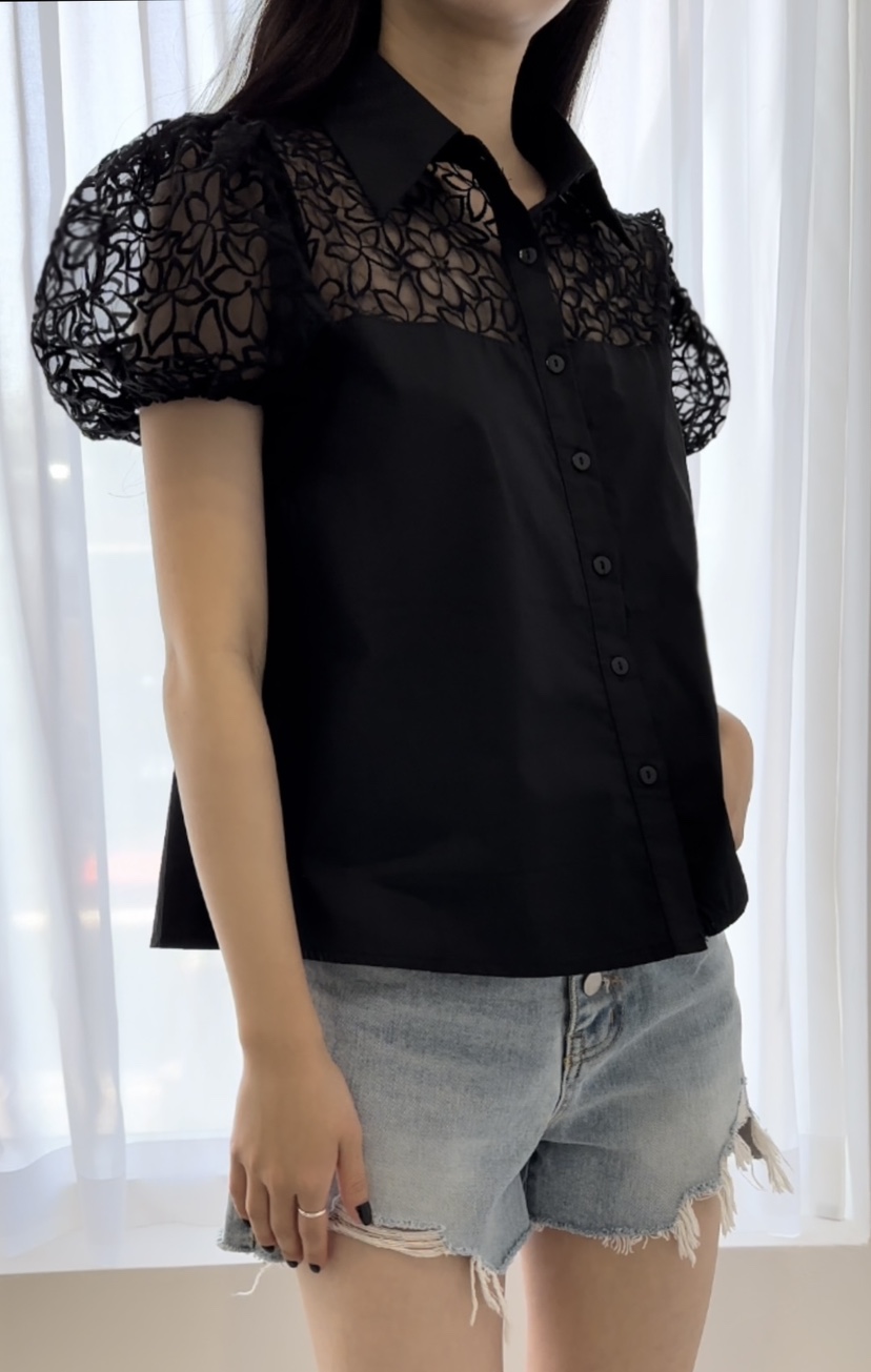 CLASSY-O直郵韓國代購女裝新款24春夏真品人氣襯衫蕾絲衫CLASSY-O襯衫/蕾絲衫