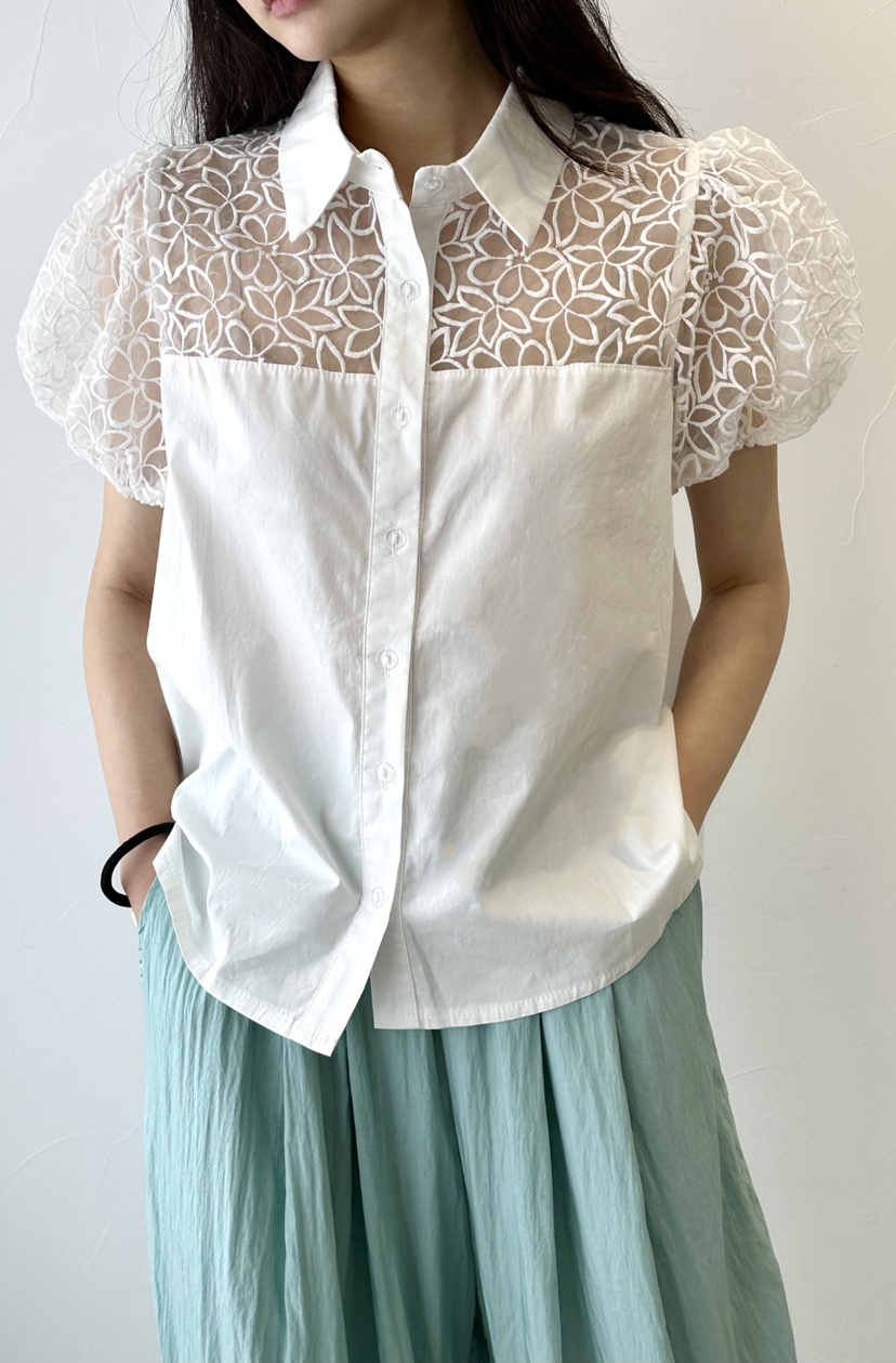CLASSY-O直郵韓國代購女裝新款24春夏真品人氣襯衫蕾絲衫CLASSY-O襯衫/蕾絲衫