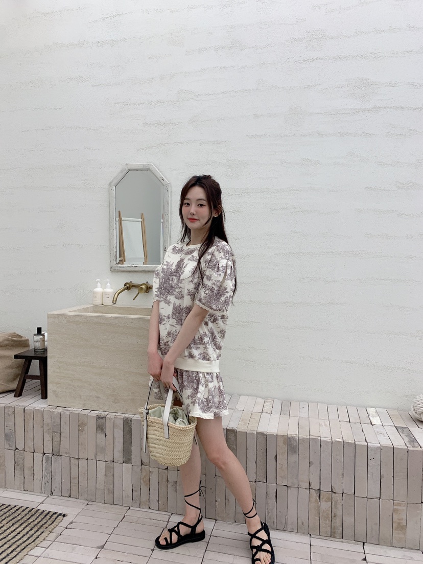 BE&be韓國直郵東大門實拍女裝新款職業24秋夏人氣連衣裙BE&be連衣裙