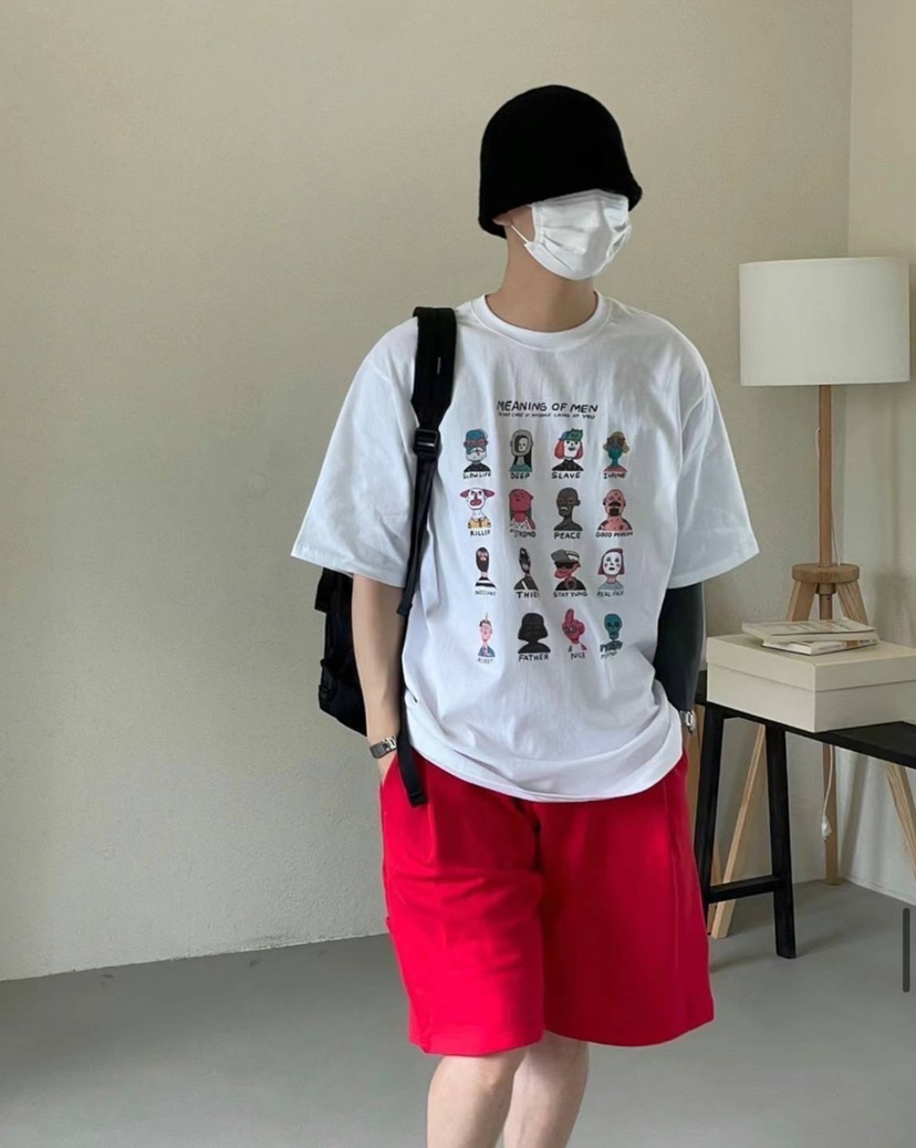HAZZLE-男裝韓國直郵東大門實拍女裝新款時尚熱賣真品24秋夏T恤HAZZLE-男裝T恤