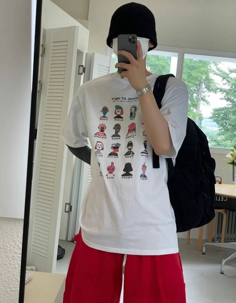 HAZZLE-男裝韓國直郵東大門實拍女裝新款時尚熱賣真品24秋夏T恤HAZZLE-男裝T恤