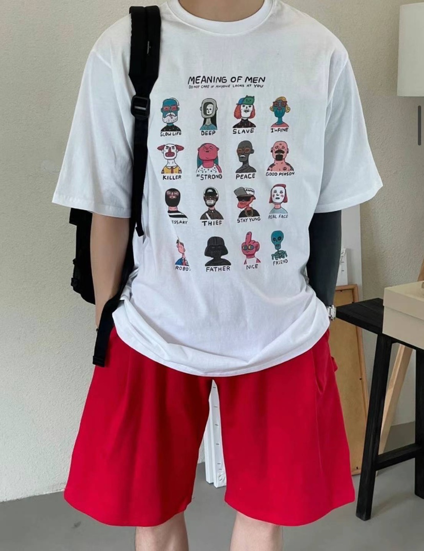 HAZZLE-男裝韓國直郵東大門實拍女裝新款時尚熱賣真品24秋夏T恤HAZZLE-男裝T恤