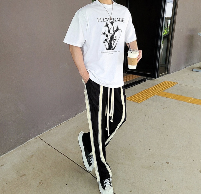 HAZZLE-男裝韓國直郵東大門實拍女士新款24秋夏人氣職業T恤HAZZLE-男裝T恤