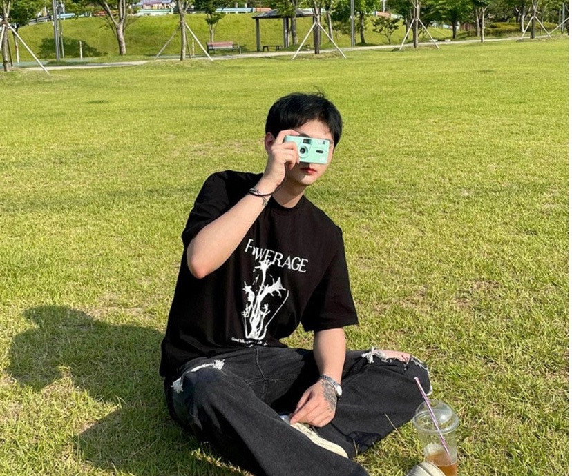 HAZZLE-男裝韓國直郵東大門實拍女士新款24秋夏人氣職業T恤HAZZLE-男裝T恤