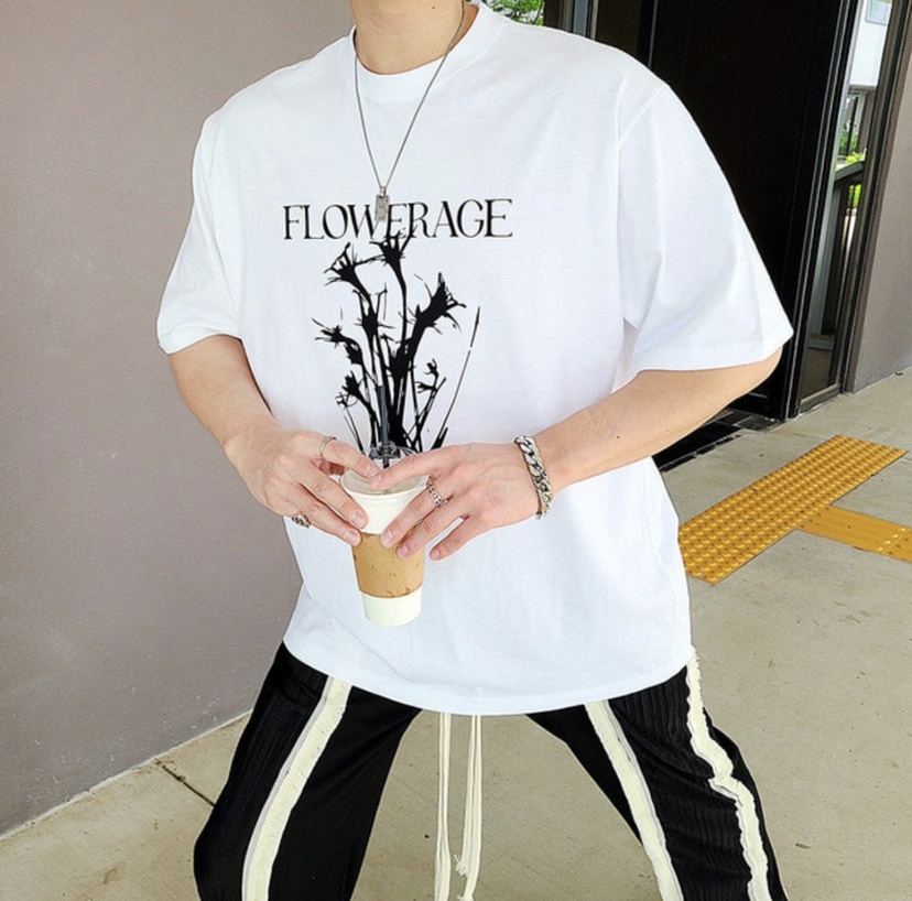 HAZZLE-男裝韓國直郵東大門實拍女士新款24秋夏人氣職業T恤HAZZLE-男裝T恤