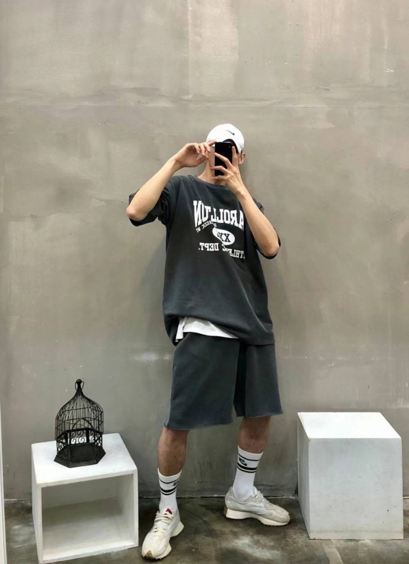 HAZZLE-男裝韓國直郵女裝新款熱賣人氣推薦24秋夏T恤短款HAZZLE-男裝T恤