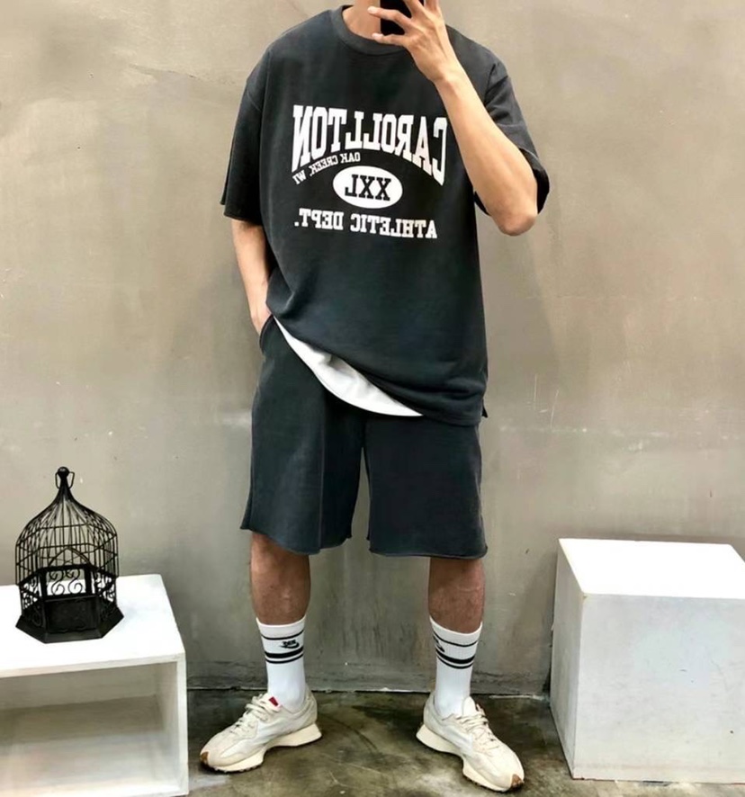 HAZZLE-男裝韓國直郵女裝新款熱賣人氣推薦24秋夏T恤短款HAZZLE-男裝T恤