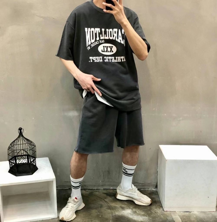 HAZZLE-男裝韓國直郵女裝新款熱賣人氣推薦24秋夏T恤短款HAZZLE-男裝T恤圖色3