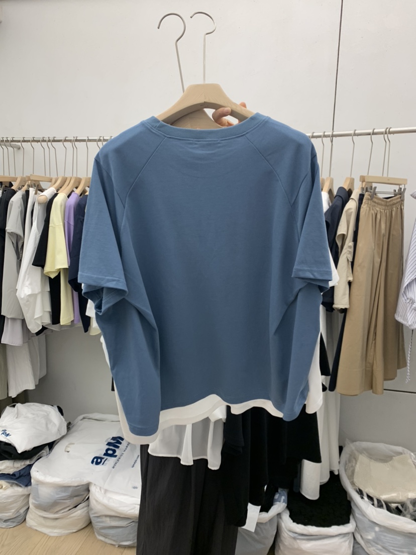 MOI韓國直郵女裝新品時尚人氣熱賣24春夏推薦真品休閑T恤MOI-AT恤
