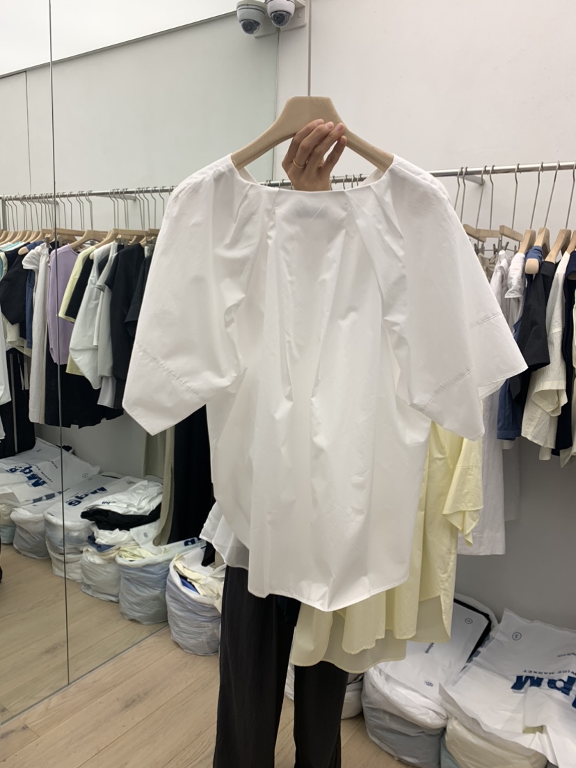 MOI韓國直郵東大門實拍女裝新品24春夏推薦人氣襯衫蕾絲衫MOI-A襯衫/蕾絲衫