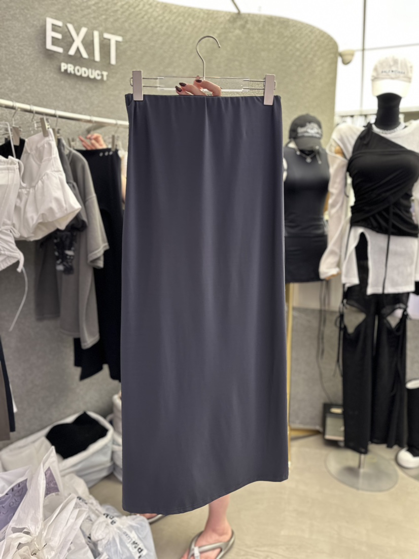 EXIT直郵韓國代購女裝新品職業熱賣24春夏真品時尚推薦長裙EXIT長裙