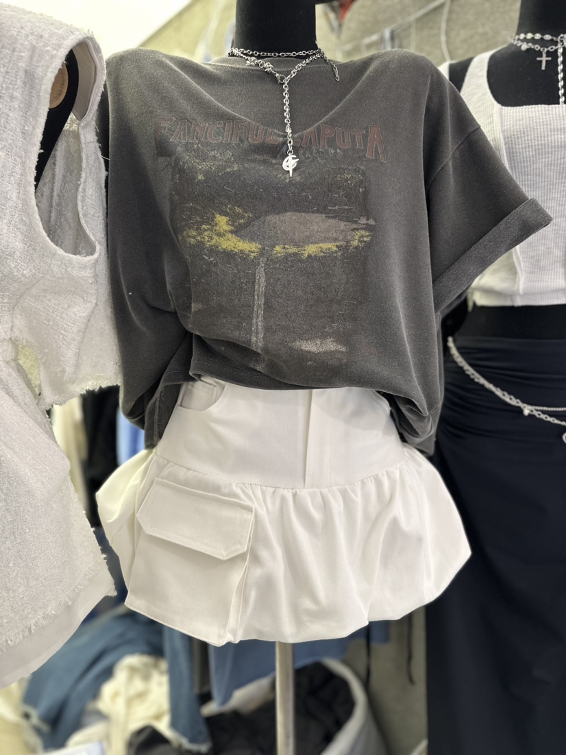 EXIT韓國直郵東大門實拍女裝新品時尚人氣職業推薦24春夏T恤EXITT恤圖色2
