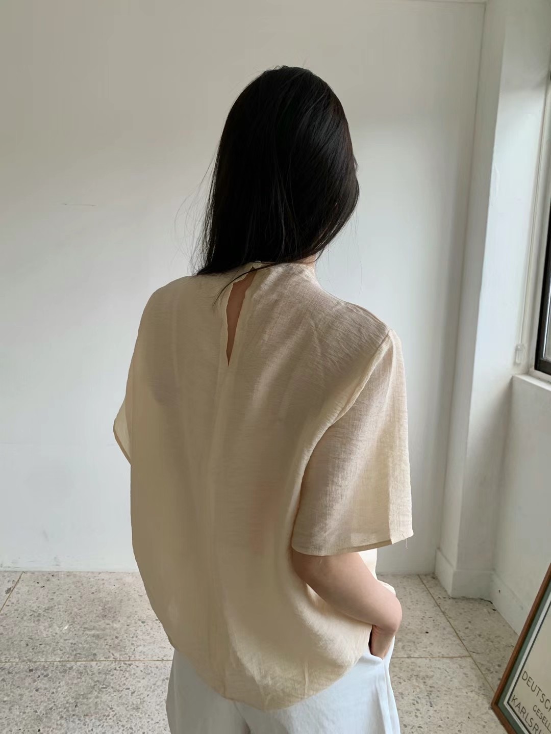 SAGE直郵韓國代購女裝新款熱賣24秋夏休閑推薦職業真品T恤SAGET恤