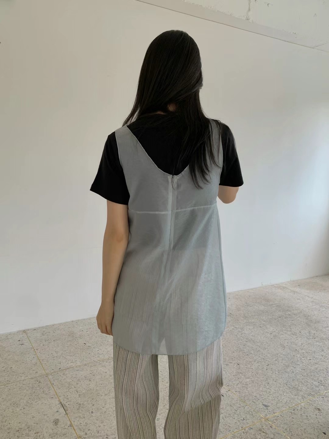 SAGE直郵韓國代購女裝新品24秋夏職業人氣時尚真品連衣裙SAGE連衣裙