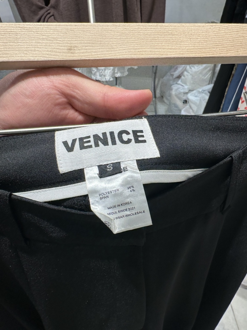 VENICE韓國直郵東大門實拍女士新品推薦休閑24秋夏休閑褲闊腿褲VENICE休閑褲