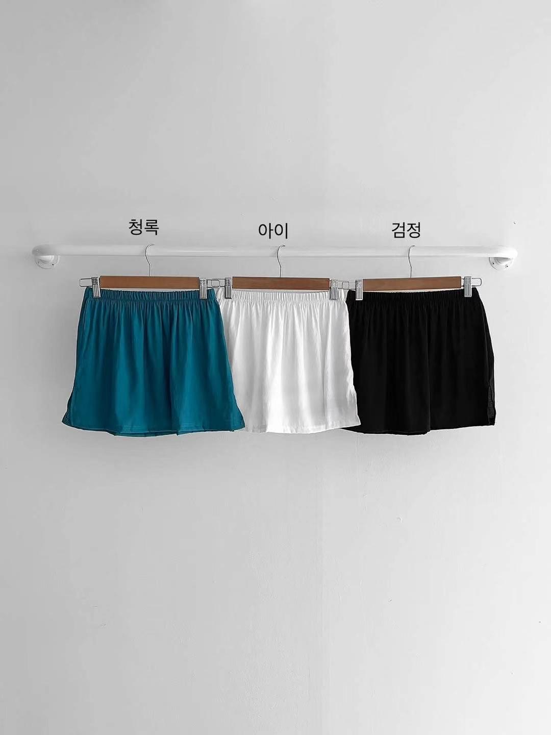 QUEENS MADE韓國直郵東大門代購女裝新品人氣24春夏短裙QUEENS MADE短裙圖色2左二色